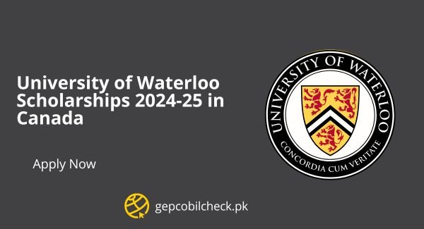 University of Waterloo Scholarships 2024-25 in Canada